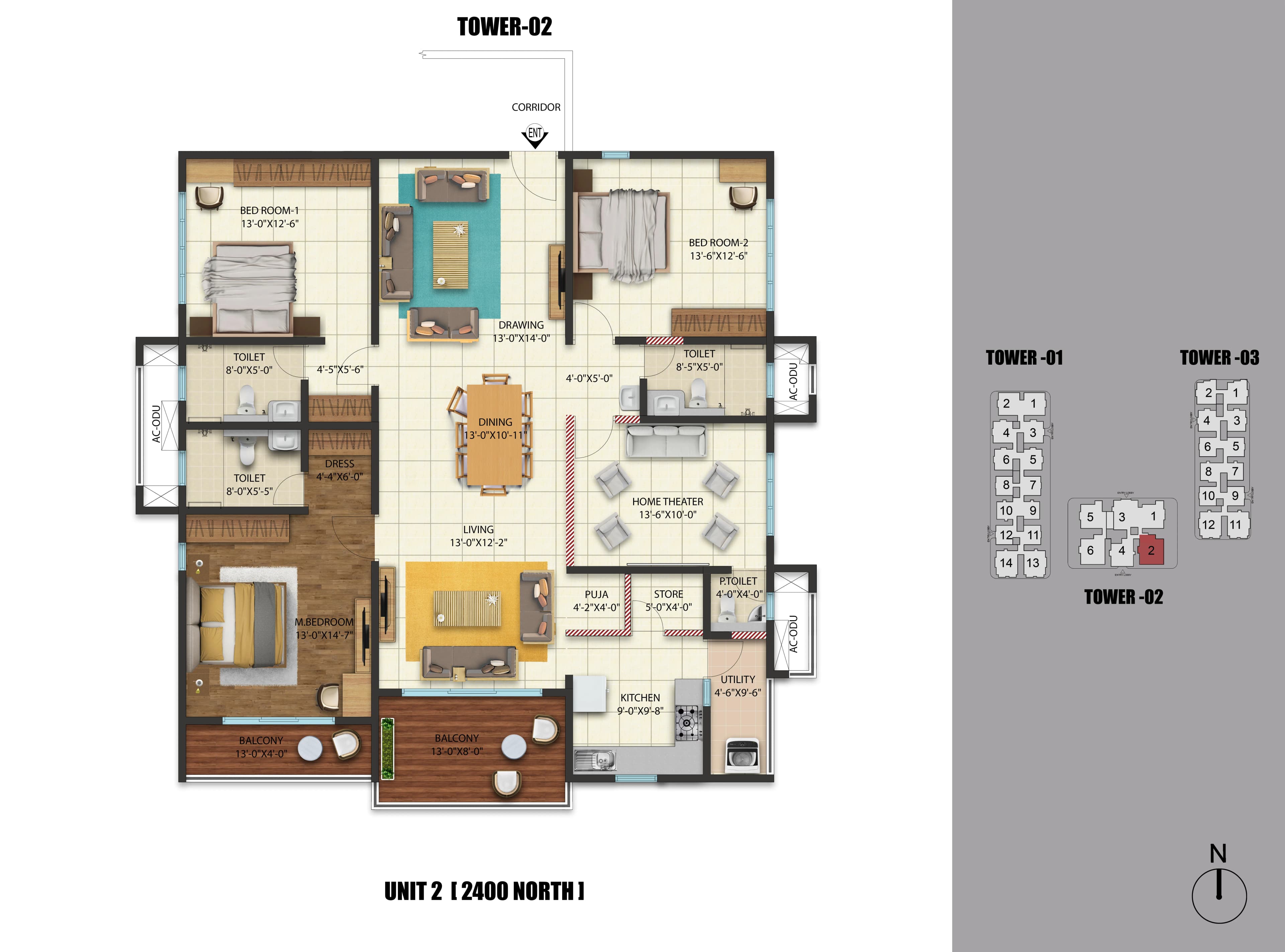 2 & 3 BHK